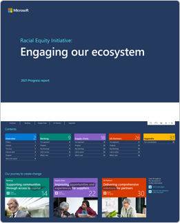 Microsoft's Racial Equity Initiative: Engaging our Ecosystem